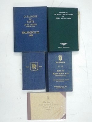Lot 21 - A selection of five Rolls-Royce and Bentley related books.