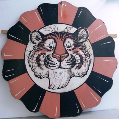 Lot 67 - 'Put a tiger in your tank' Esso advertising sign