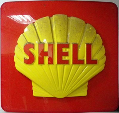 Lot 68 - Shell garage wall sign