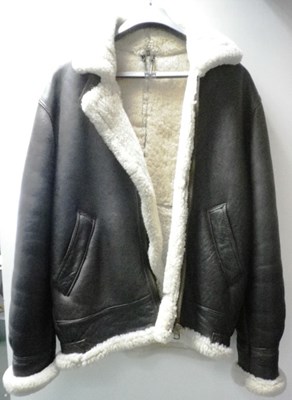 Lot 79 - A good quality sheepskin driving/flying jacket