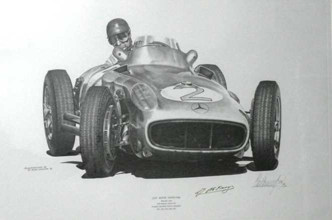 Click for high resolution Lot 91 - A large Alan Stammers framed and glazed limited edition print