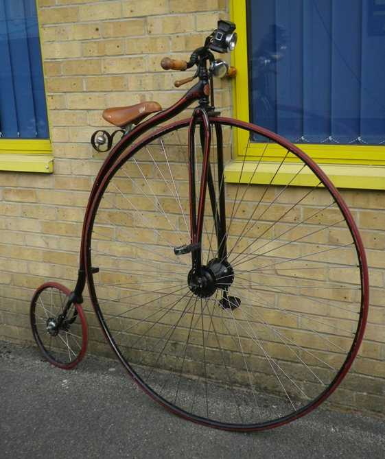 Lot 96 - A circa 1890 Ordinary bicycle